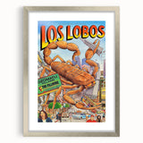 Los Lobos 1998 Concert Poster – Retro Music Wall Art
