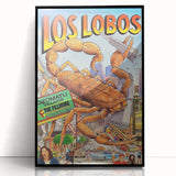 Los Lobos 1998 Concert Poster – Retro Music Wall Art