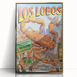 Los Lobos 1998 Concert Poster – Retro Music Wall Art