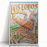 Los Lobos 1998 Concert Poster – Retro Music Wall Art
