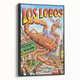 Los Lobos 1998 Concert Poster – Retro Music Wall Art