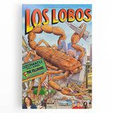 Los Lobos 1998 Concert Poster – Retro Music Wall Art