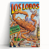 Los Lobos 1998 Concert Poster – Retro Music Wall Art