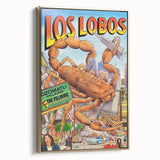 Los Lobos 1998 Concert Poster – Retro Music Wall Art