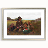 Realism Art Print - The Watermelon Boys by Winslow Homer, Rural Scene
