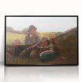 Realism Art Print - The Watermelon Boys by Winslow Homer, Rural Scene