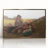 Realism Art Print - The Watermelon Boys by Winslow Homer, Rural Scene