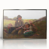 Realism Art Print - The Watermelon Boys by Winslow Homer, Rural Scene
