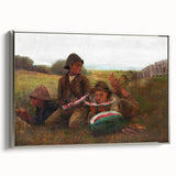 Realism Art Print - The Watermelon Boys by Winslow Homer, Rural Scene