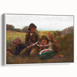 Realism Art Print - The Watermelon Boys by Winslow Homer, Rural Scene
