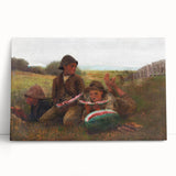 Realism Art Print - The Watermelon Boys by Winslow Homer, Rural Scene