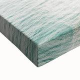 Black and white abstract design on stretched canvas, featuring fluid lines and shapes, ideal for kitchen wall art.