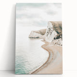 Large art depicting a summer landscape in black and white on stretched canvas, suitable for bedroom decor.