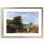 Famous Romantic Era Art: Lord Rivers' Stud Farm by Jacques–Laurent Agasse