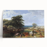 Famous Romantic Era Art: Lord Rivers' Stud Farm by Jacques–Laurent Agasse