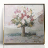 Elegant Dining Room Wall Art - Contemporary Tree Canvas Print