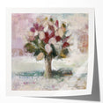 Elegant Dining Room Wall Art - Contemporary Tree Canvas Print