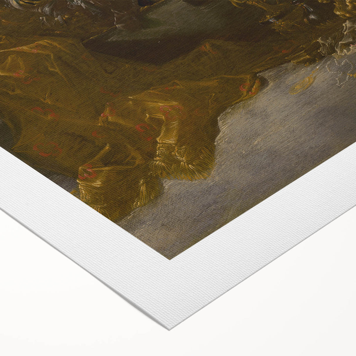 Baroque Royal Scene: Classic Art Print with Historical Elegance