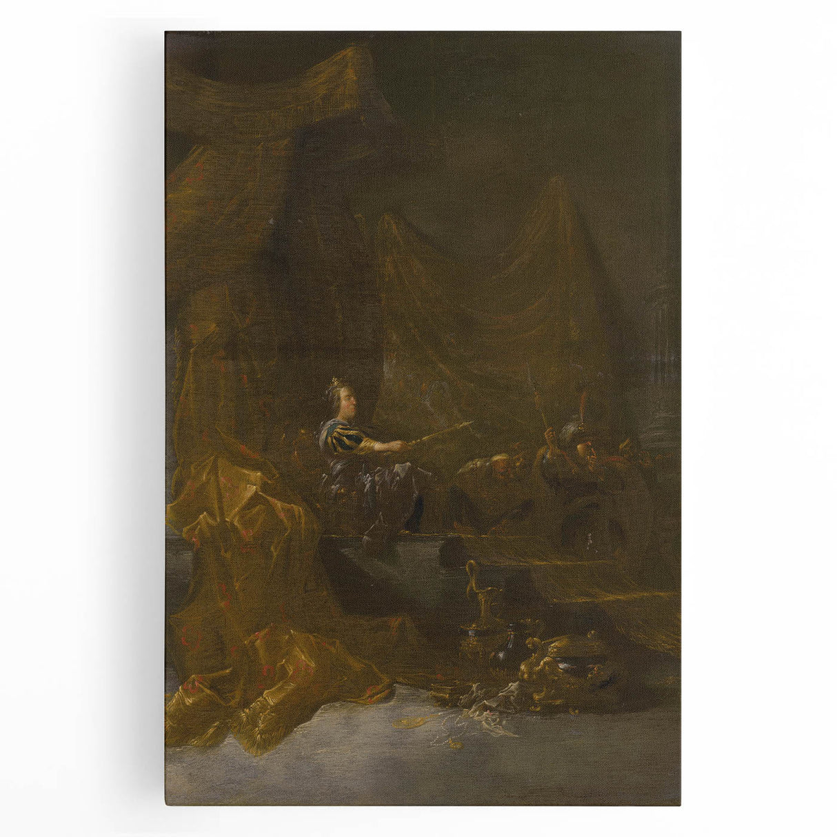 Baroque Royal Scene: Classic Art Print with Historical Elegance