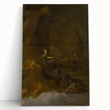 Baroque Royal Scene: Classic Art Print with Historical Elegance