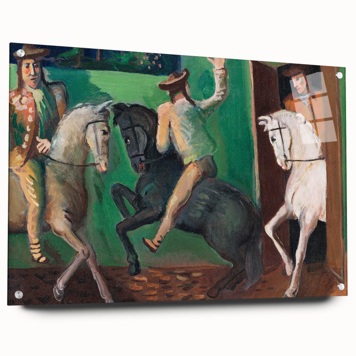 Expressionist Art - Riders on Horses by Cyprián Majerník