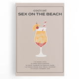 Large black and white stretched canvas featuring a vintage coffee cup design, ideal for kitchen wall art.