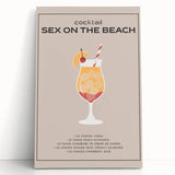 Large black and white stretched canvas featuring assorted kitchen utensils, ideal for kitchen wall art.