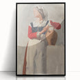 Impressionist Portrait Wall Art - Degas' Italian Woman with Water Jug Print
