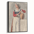 Impressionist Portrait Wall Art - Degas' Italian Woman with Water Jug Print