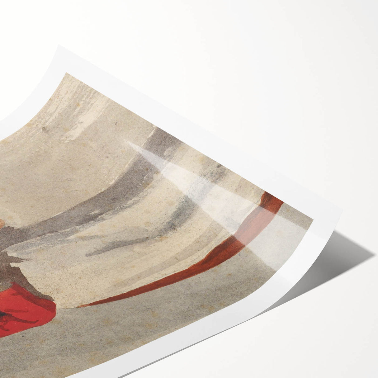 Impressionist Portrait Wall Art - Degas' Italian Woman with Water Jug Print