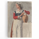 Impressionist Portrait Wall Art - Degas' Italian Woman with Water Jug Print