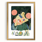 Creative Art Girl Girls Room Wall Art – Kids Room Art Print