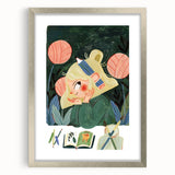 Creative Art Girl Girls Room Wall Art – Kids Room Art Print