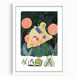 Creative Art Girl Girls Room Wall Art – Kids Room Art Print