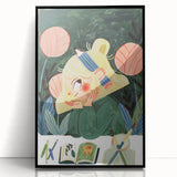 Creative Art Girl Girls Room Wall Art – Kids Room Art Print