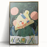 Creative Art Girl Girls Room Wall Art – Kids Room Art Print