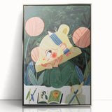 Creative Art Girl Girls Room Wall Art – Kids Room Art Print