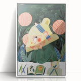 Creative Art Girl Girls Room Wall Art – Kids Room Art Print