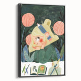 Creative Art Girl Girls Room Wall Art – Kids Room Art Print