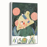 Creative Art Girl Girls Room Wall Art – Kids Room Art Print