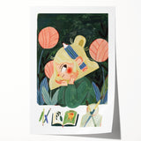 Creative Art Girl Girls Room Wall Art – Kids Room Art Print