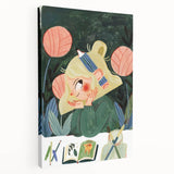 Creative Art Girl Girls Room Wall Art – Kids Room Art Print