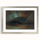 Famous Romantic Era Art: Aurora Borealis by Frederic Edwin Church