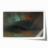 Famous Romantic Era Art: Aurora Borealis by Frederic Edwin Church