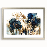 Elegant Ink Floral Living Room Wall Art – Modern Canvas & Prints