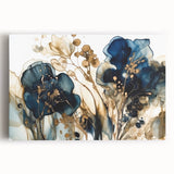 Elegant Ink Floral Living Room Wall Art – Modern Canvas & Prints