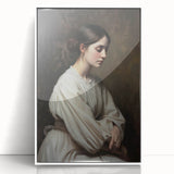 Framed abstract figurative art in white acrylic, showcasing dynamic shapes and colors, ideal for modern home decor and artistic expression. Perfect centerpiece for contemporary interiors.