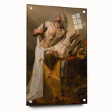 Baroque Sacrifice Scene: Historical Art Print with Dramatic Power