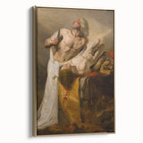 Baroque Sacrifice Scene: Historical Art Print with Dramatic Power