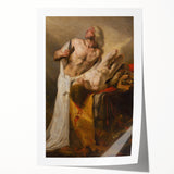 Baroque Sacrifice Scene: Historical Art Print with Dramatic Power
